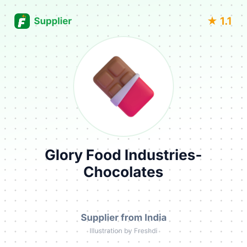 Glory Food Industries- Chocolates – summary card, no photo uploaded yet
