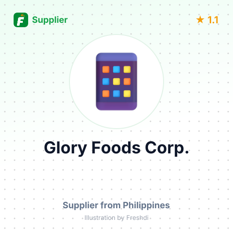 Glory Foods Corp.  – summary card, no photo uploaded yet