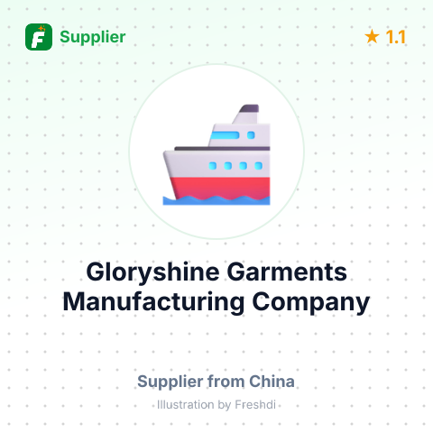 Gloryshine Garments Manufacturing Company – summary card, no photo uploaded yet