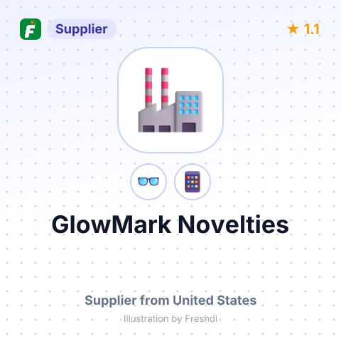 GlowMark Novelties – summary card, no photo uploaded yet