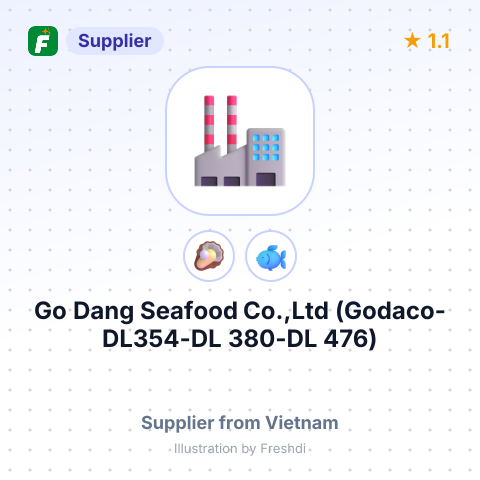 Go Dang Seafood Co.,Ltd (Godaco-DL354-DL 380-DL 476) – summary card, no photo uploaded yet