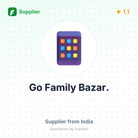 Go Family Bazar.  – summary card, no photo uploaded yet