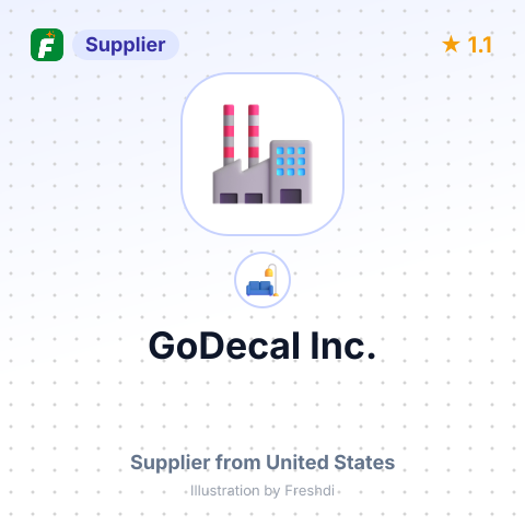GoDecal Inc. – summary card, no photo uploaded yet