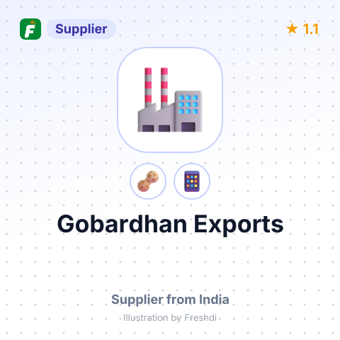 Gobardhan Exports  – summary card, no photo uploaded yet