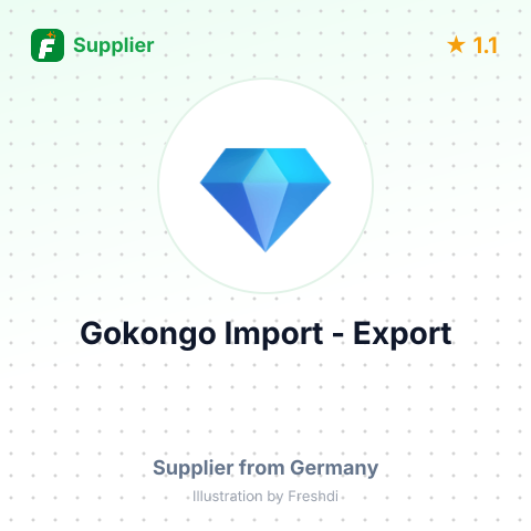 Gokongo Import - Export – summary card, no photo uploaded yet