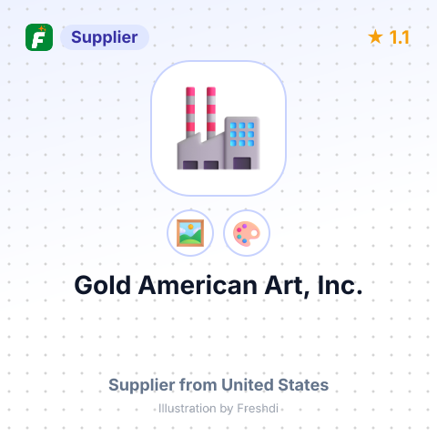 Gold American Art, Inc. – summary card, no photo uploaded yet