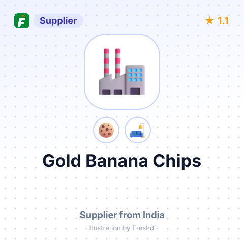 Gold Banana Chips  – summary card, no photo uploaded yet