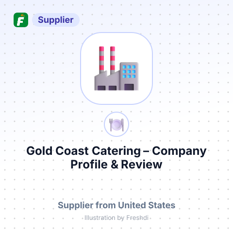 Gold Coast Catering – summary card, no photo uploaded yet