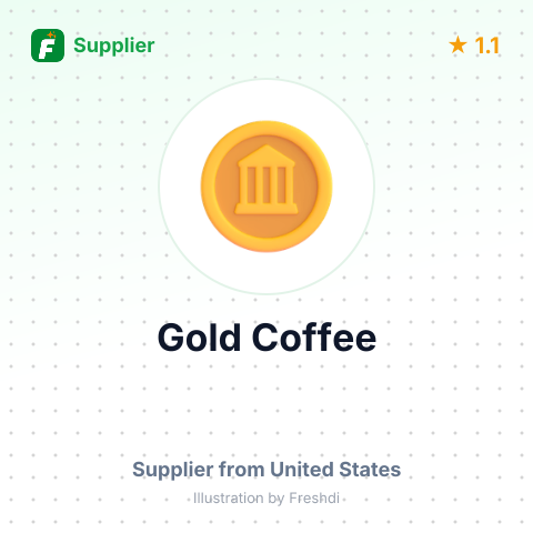 Gold Coffee  – summary card, no photo uploaded yet