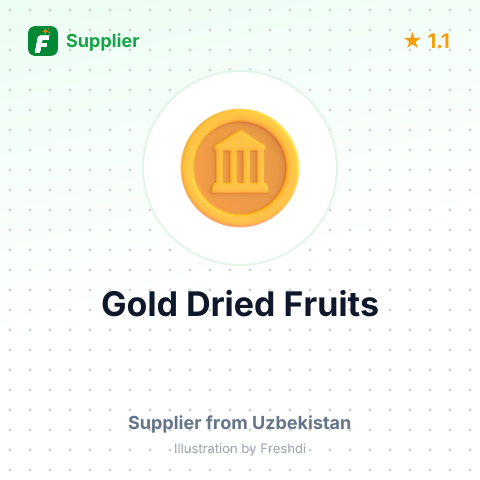 Gold Dried Fruits  – summary card, no photo uploaded yet