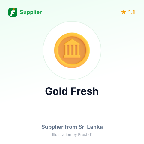 Gold Fresh  – summary card, no photo uploaded yet