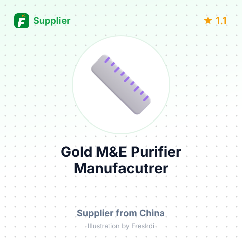 Gold M&E Purifier Manufacutrer – summary card, no photo uploaded yet
