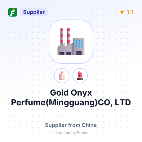 Gold Onyx Perfume(Mingguang)CO, LTD – summary card, no photo uploaded yet