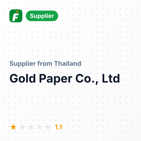 Gold Paper Co., Ltd – summary card, no photo uploaded yet