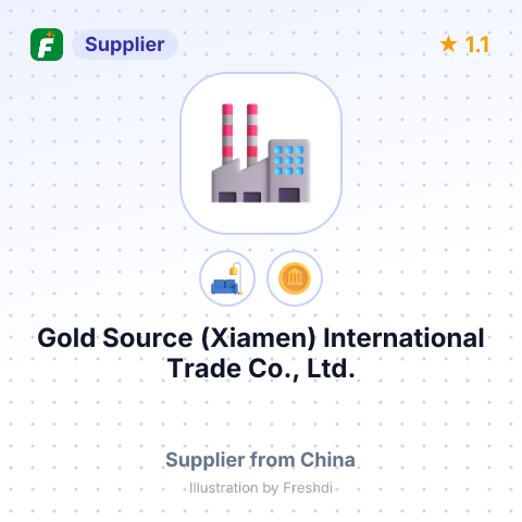 Gold Source (Xiamen) International Trade Co., Ltd. – summary card, no photo uploaded yet