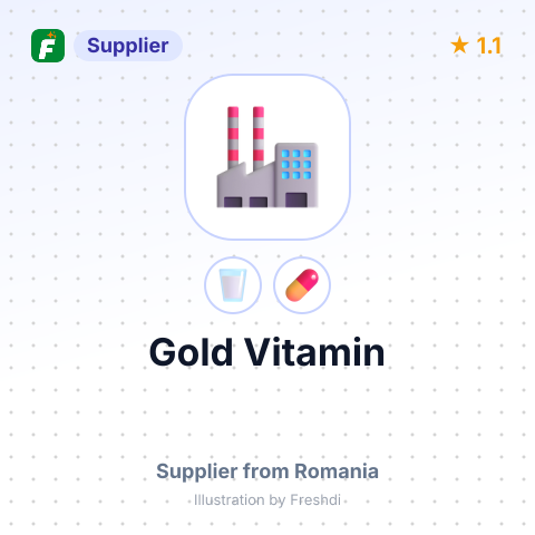 Gold Vitamin  – summary card, no photo uploaded yet