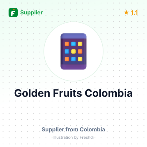 Golden Fruits Colombia  – summary card, no photo uploaded yet
