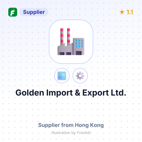 Golden Import & Export Ltd. – summary card, no photo uploaded yet