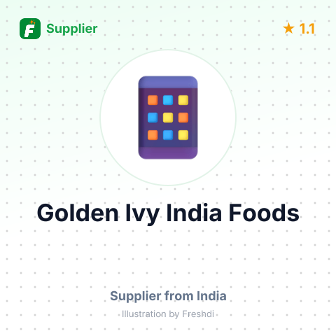 Golden Ivy India Foods  – summary card, no photo uploaded yet