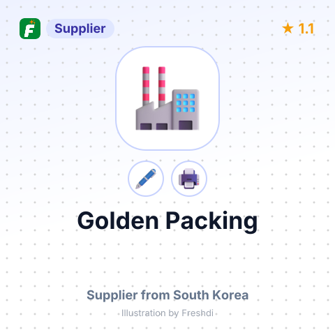 Golden Packing – summary card, no photo uploaded yet