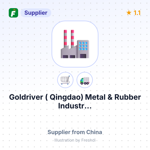 Goldriver ( Qingdao) Metal & Rubber Industr... – summary card, no photo uploaded yet