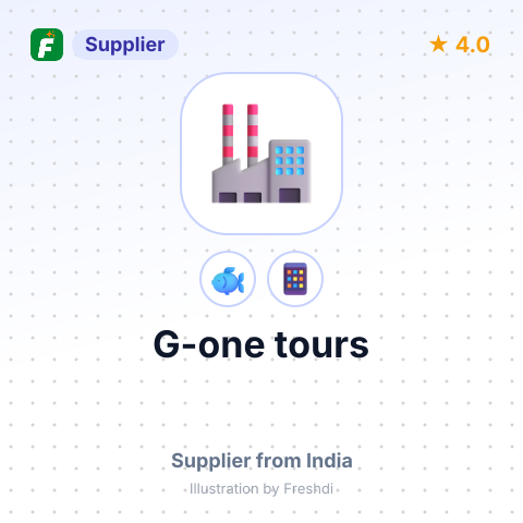 G-one tours – summary card, no photo uploaded yet