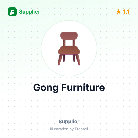 Gong Furniture – summary card, no photo uploaded yet