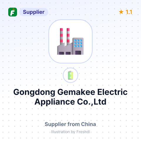 Gongdong Gemakee Electric Appliance Co.,Ltd – summary card, no photo uploaded yet