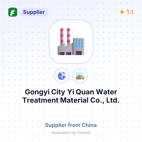 Gongyi City Yi Quan Water Treatment Material Co., Ltd. – summary card, no photo uploaded yet