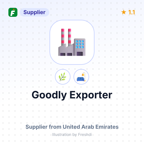 Goodly Exporter – summary card, no photo uploaded yet