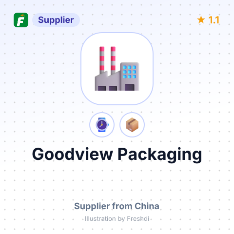 Goodview Packaging – summary card, no photo uploaded yet