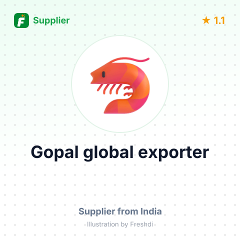 Gopal global exporter – summary card, no photo uploaded yet