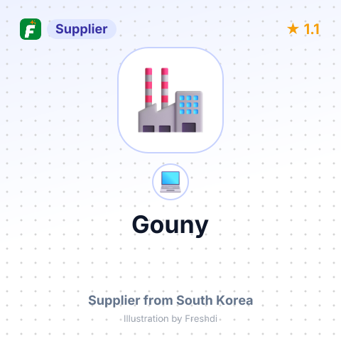 Gouny – summary card, no photo uploaded yet