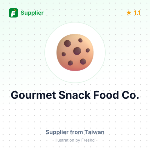 Gourmet Snack Food Co. – summary card, no photo uploaded yet