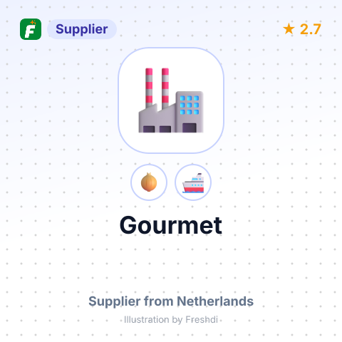 Gourmet – summary card, no photo uploaded yet