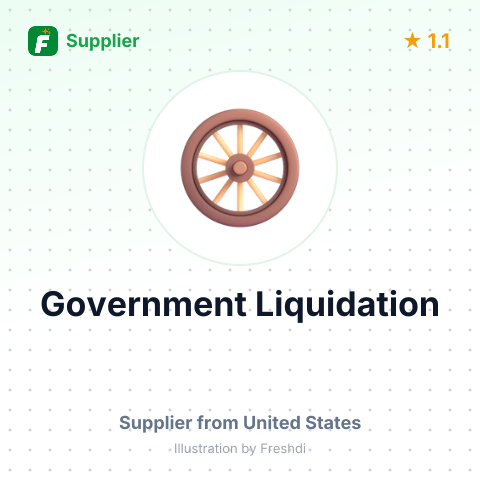 Government Liquidation – summary card, no photo uploaded yet