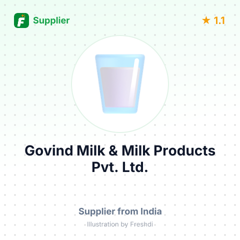Govind Milk & Milk Products Pvt. Ltd. – summary card, no photo uploaded yet