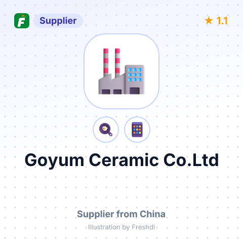 Goyum Ceramic Co.Ltd – summary card, no photo uploaded yet
