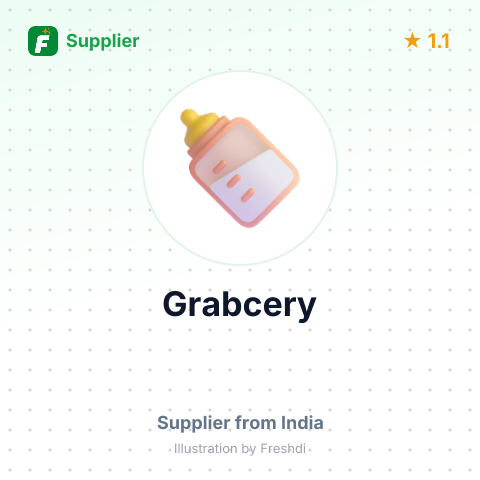 Grabcery  – summary card, no photo uploaded yet