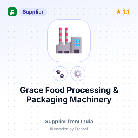 Grace Food Processing & Packaging Machinery – summary card, no photo uploaded yet