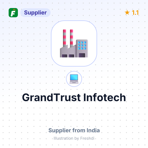 GrandTrust Infotech – summary card, no photo uploaded yet