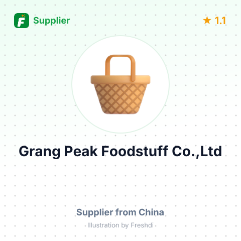 Grang Peak Foodstuff Co.,Ltd – summary card, no photo uploaded yet