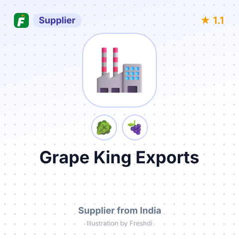 Grape King Exports – summary card, no photo uploaded yet
