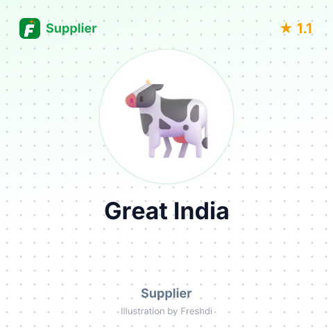 Great India – summary card, no photo uploaded yet