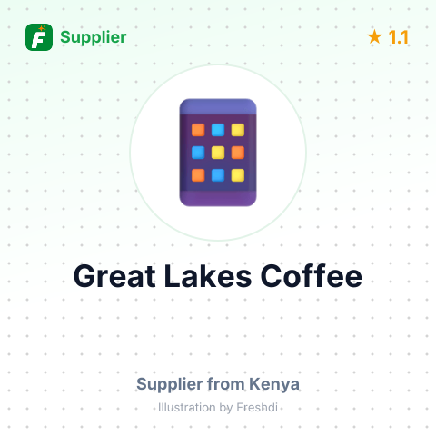 Great Lakes Coffee  – summary card, no photo uploaded yet