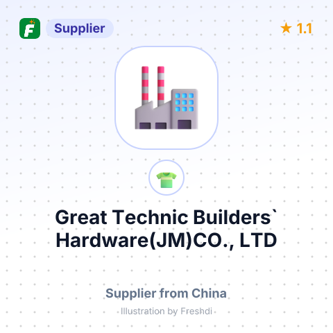 Great Technic Builders` Hardware(JM)CO., LTD – summary card, no photo uploaded yet