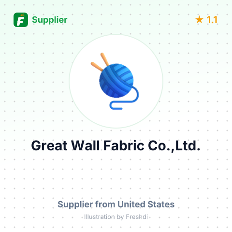 Great Wall Fabric Co.,Ltd. – summary card, no photo uploaded yet