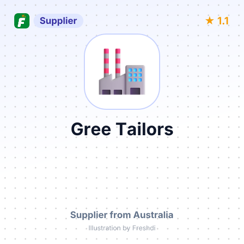 Gree Tailors – summary card, no photo uploaded yet