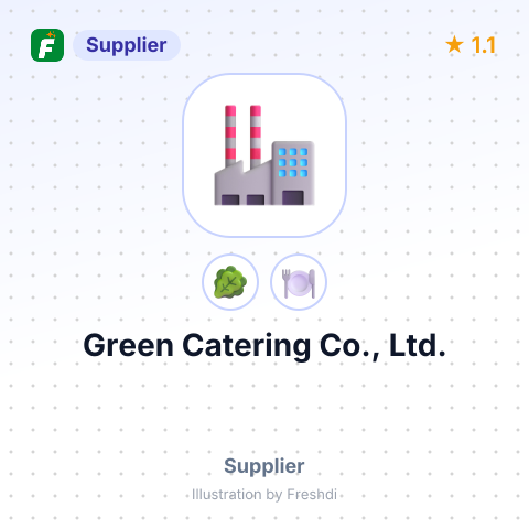 Green Catering Co., Ltd. – summary card, no photo uploaded yet