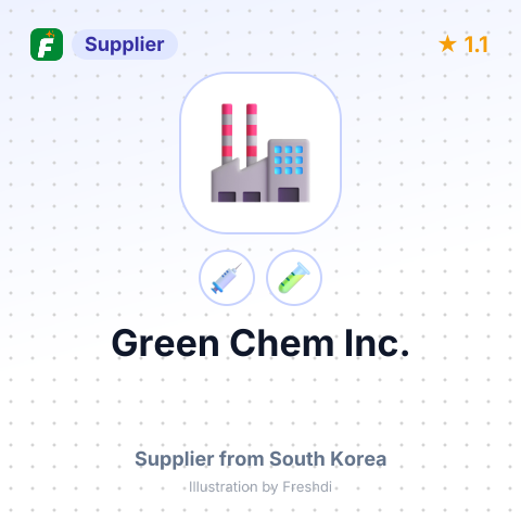 Green Chem Inc. – summary card, no photo uploaded yet